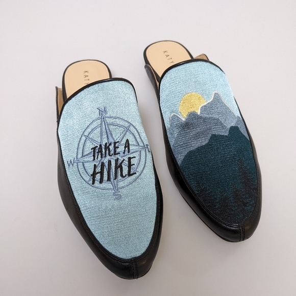 Katy Perry Wanda Take a Hike Leather Mules - Picture 2 of 8